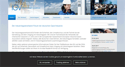 Desktop Screenshot of industriegaseverband.de